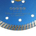 6 Inch Turbo DIamond Dry Cutting Saw Blade For Granite